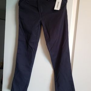 Eddie Bauer's girls navy uniform pants